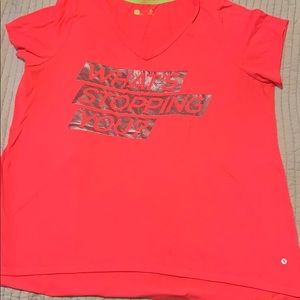 Women’s Plus Size 1X Tee “What’s Stopping You?”